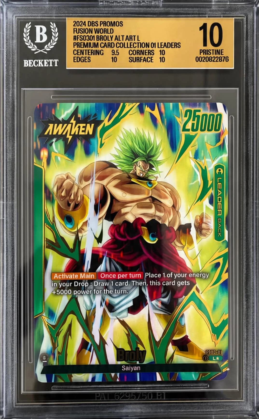 Broly — Fusion World Premium Card Collection 01 Leaders
