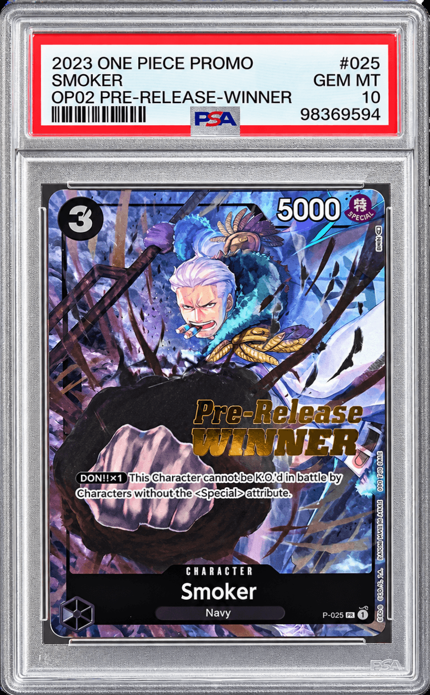 Smoker — OP02 Pre-Release Winner Promo